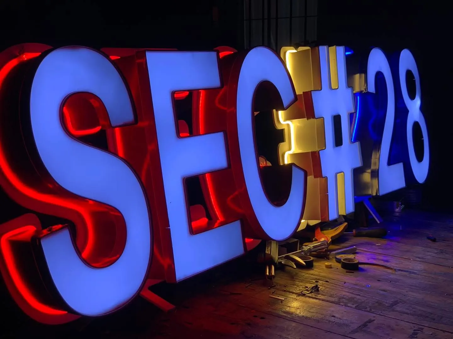 Channel letter project 10